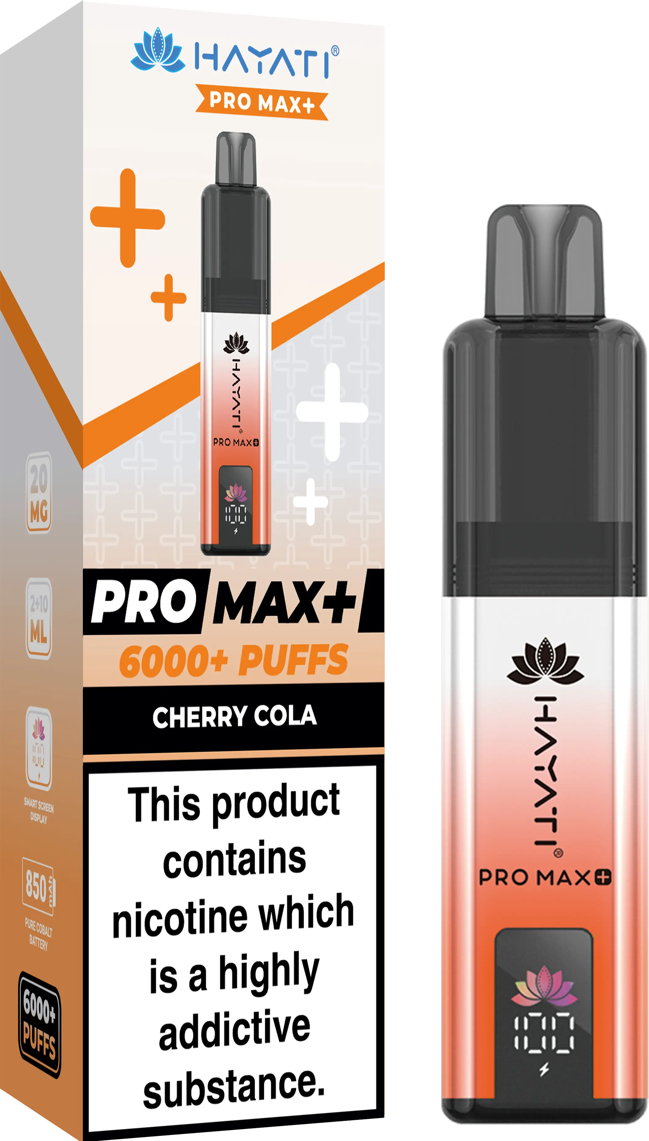Hayati Pro Max 6000 Puffs Disposable Vape Pack of 10 - Vape wholesale supplies